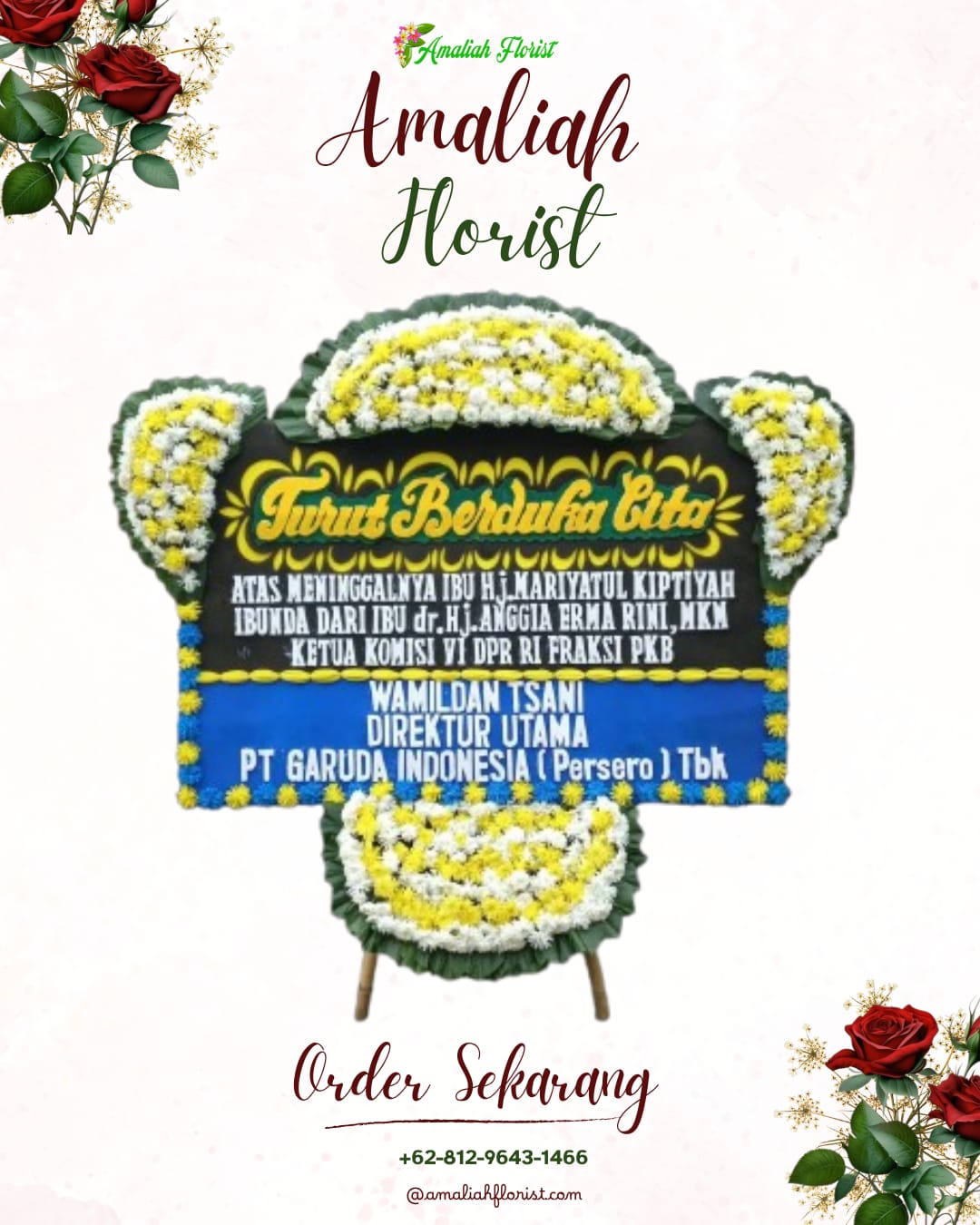Papan Bunga Duka Jamblang